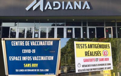 Un nouveau centre éphémère de vaccination à Schoelcher en Martinique